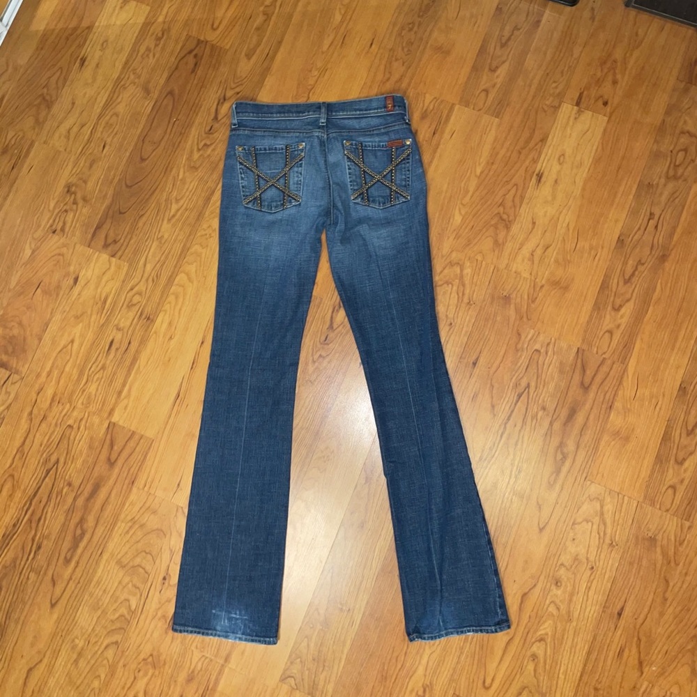 7 for all mankind flare jeans - Picture 6 of 7